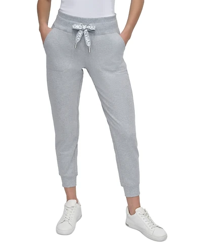 Dkny Sport Women's Logo-Drawstring High-Rise Joggers