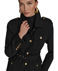 Donna Karan New York Women's Belted Crepe Jacket