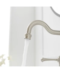 8 in. Widespread Double Handle 3 Hole Bathroom Faucet