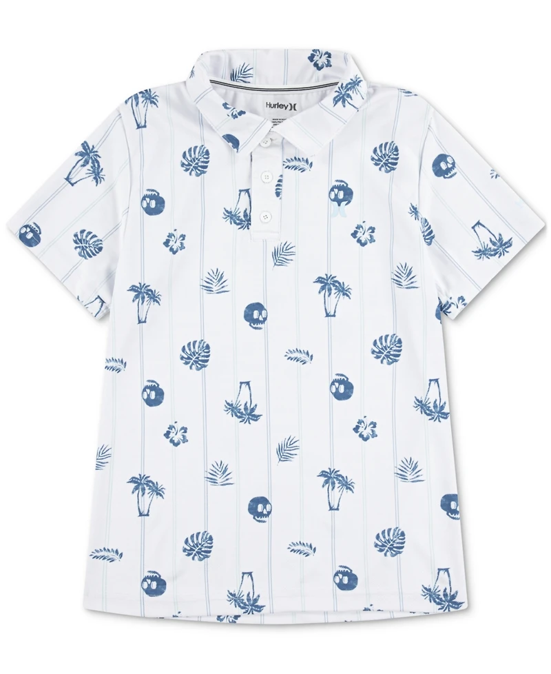 Hurley Big Boys Printed Belmont Polo T-Shirt