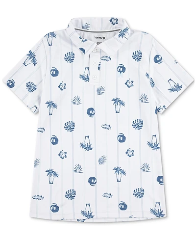 Hurley Big Boys Printed Belmont Polo T-Shirt