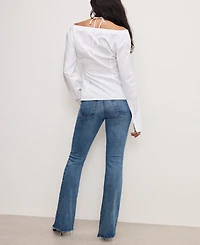 Good American Women's Soft Tech Bootcut Jeans