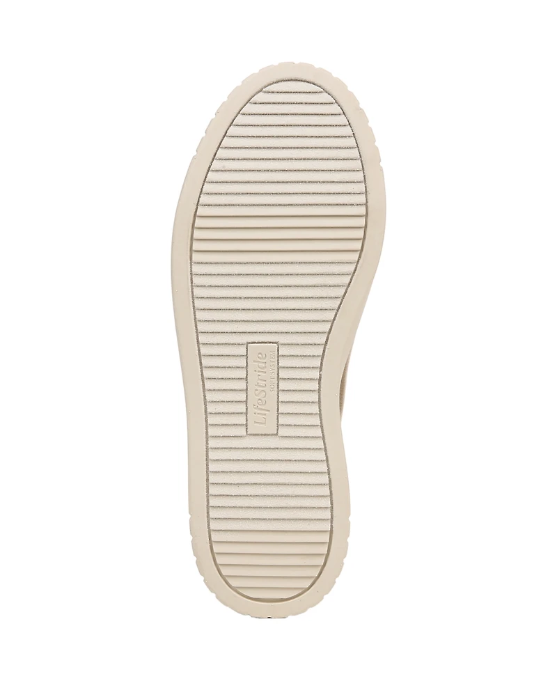 LifeStride Women's Geneva Closed Round Toe Platform Penny Loafers