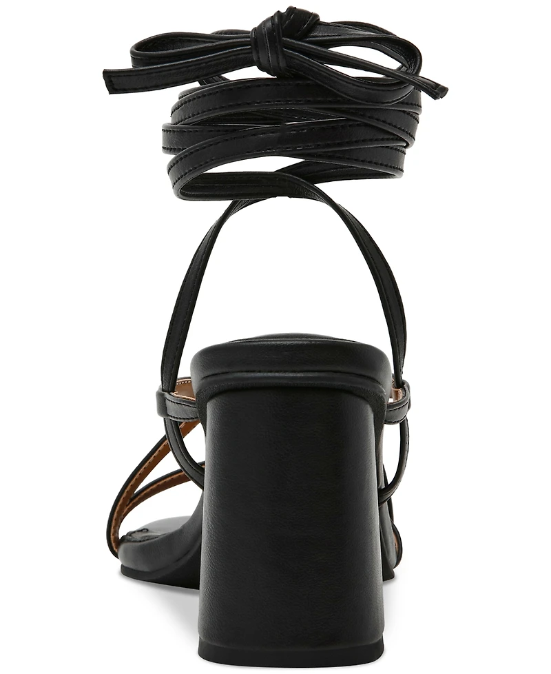 Dv Dolce Vita Women's Haze Strappy Lace-Up Block-Heel Dress Sandals