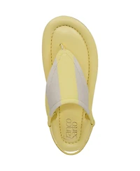 Franco Sarto Women's Jocelyn Open Toe Thong Slingback Sandals