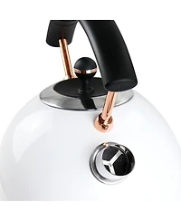 MegaChef 1.8 Quart Half Circle Electric Tea Kettle