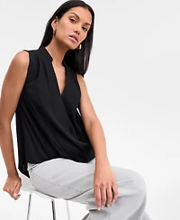 I.n.c. International Concepts Women's V-Neck Sleeveless Top, Exclusively at Macy's