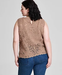 And Now This Trendy Plus Sleeveless Sweater, Exclusively at Macy's