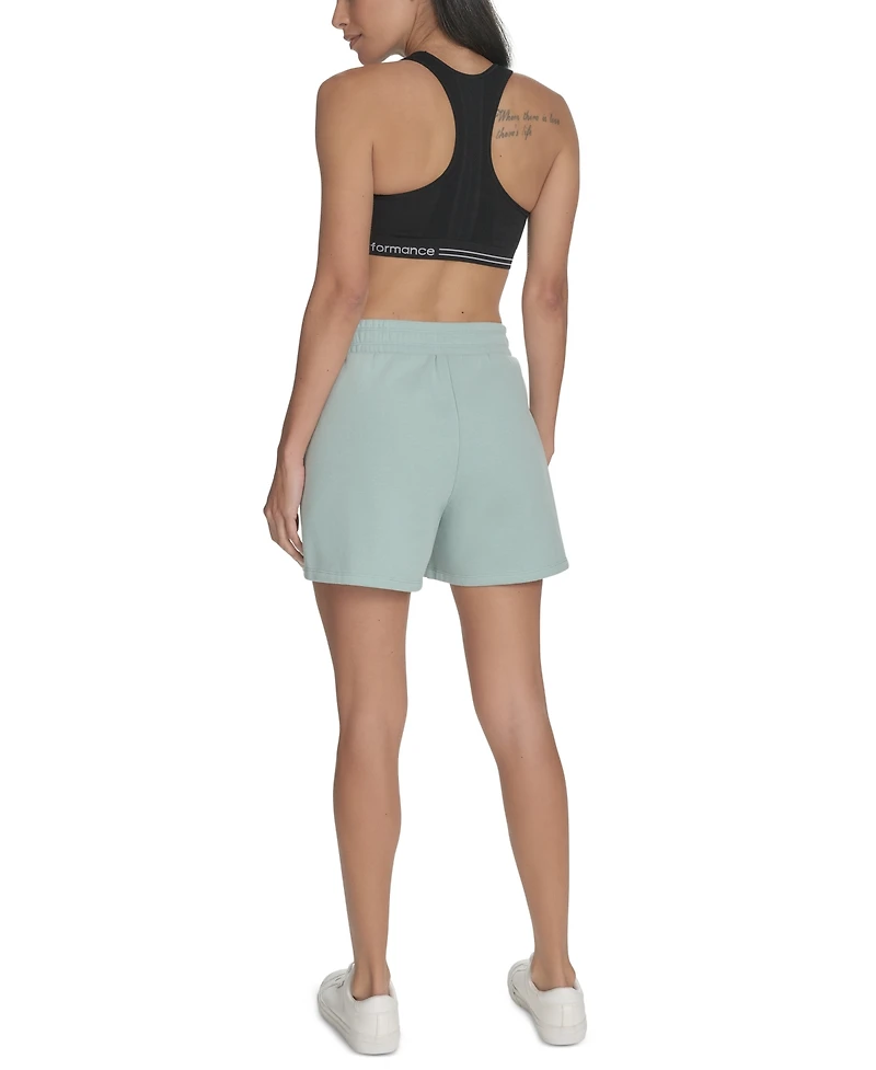 Calvin Klein Women's Smocked Waistband Midi Shorts