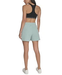 Calvin Klein Women's Smocked Waistband Midi Shorts
