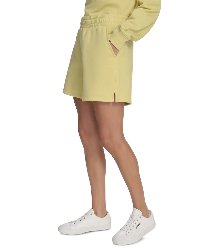 Calvin Klein Women's Smocked Waistband Midi Shorts