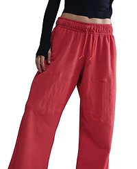 Nike Sportswear Women's Mid-Rise Oversized Open-Hem French Terry Pants