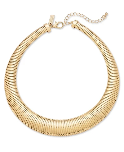 I.n.c. International Concepts Gold-Tone Omega Chain Collar Necklace, 17" + 3" extender, Exclusively at Macy's