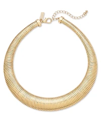 I.n.c. International Concepts Gold-Tone Omega Chain Collar Necklace, 17" + 3" extender, Exclusively at Macy's