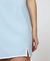 French Connection Women's Azra Twill Contrast Mini Dress