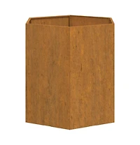 Planter Rusty 15.7"x15.7"x17.7" Corten Steel