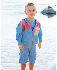 Deux par Deux Baby Boys French Terry Short Pale Blue