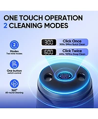 MySmile Ultrasonic Retainer Cleaner, 45kHz Retainer Cleaner Machine with Digital Timer, 200ML Portable Ultrasonic Retainer Jewelry Cleaner for Denture
