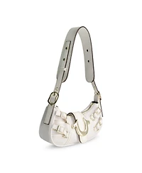 True Religion Multi Strap Denim Shoulder Bag