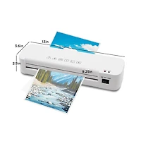 Laminator Machine A4 13in Hot & Cold With Paper Trimmer and Corner Rounder