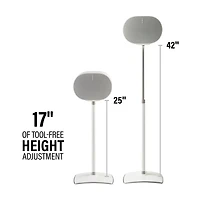 Sanus Height-Adjustable Speaker Stand for Sonos Era 300 - Each