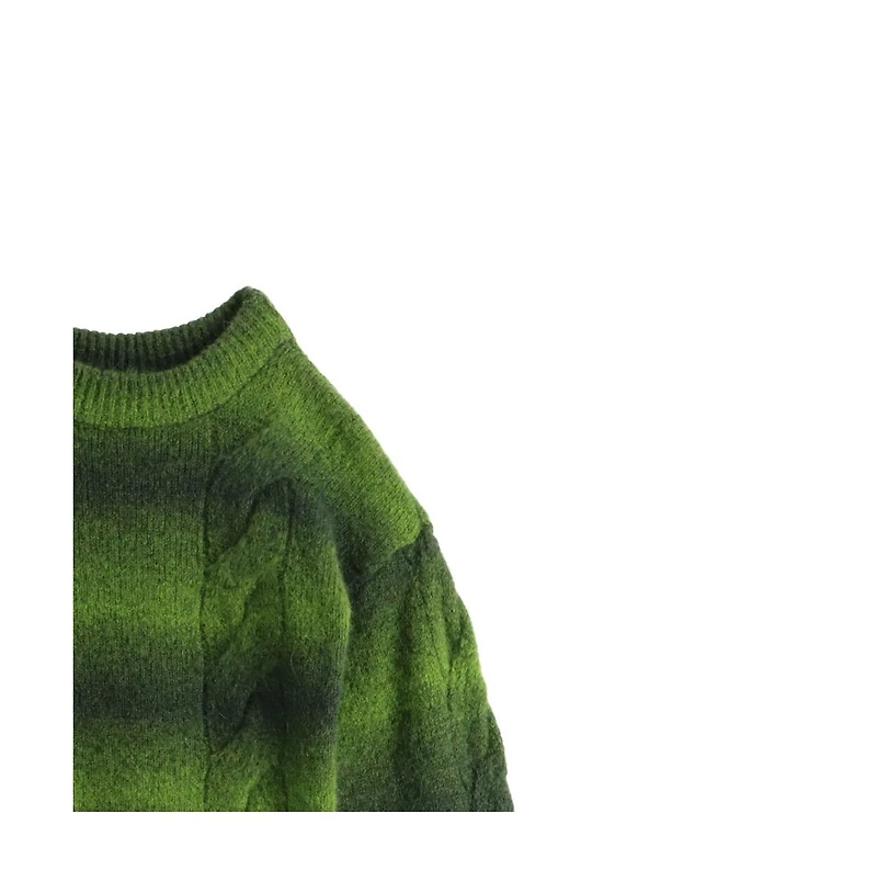 Alohas Women's Aspen Green Sweater