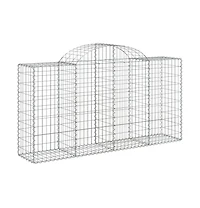 Gabion Basket Silver Galvanized iron Medium