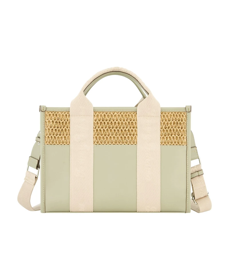 Tommy Bahama Raffia Logo Webbing Modern Tote