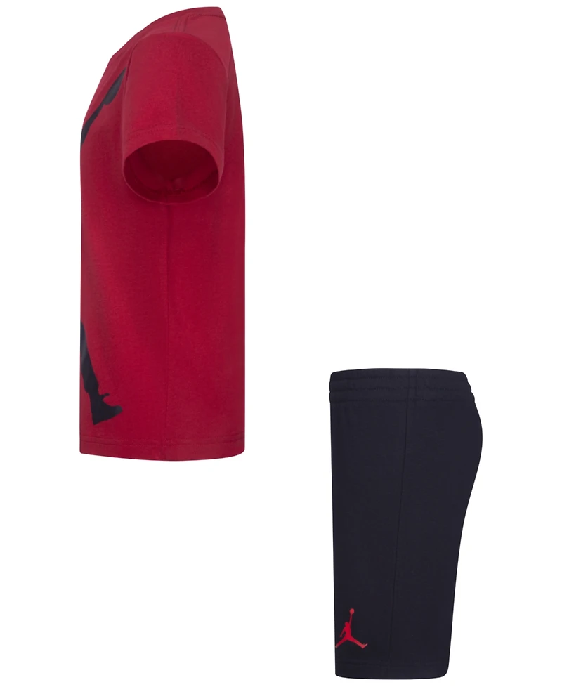 Jordan Little Boys 2-Piece Jumbo Jumpman T-Shirt and Shorts Set