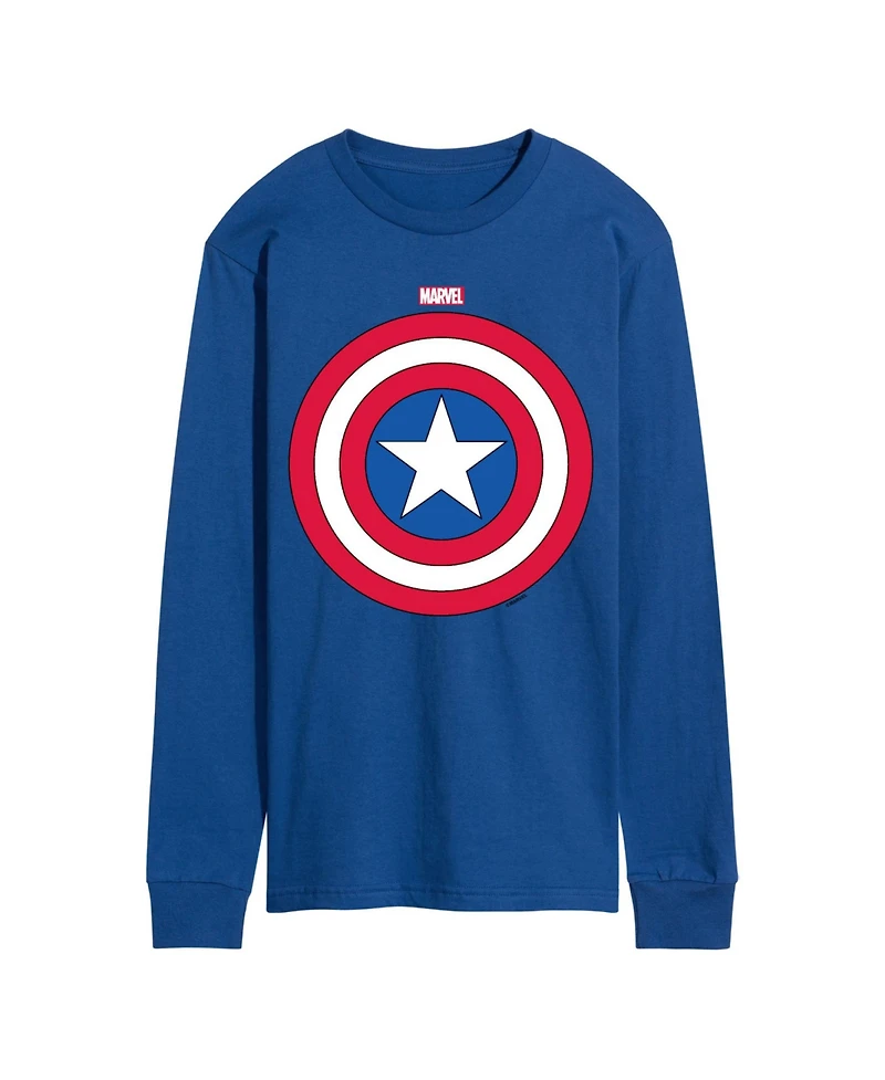 Airwaves Men's Captain America Long Sleeve T-Shirt
