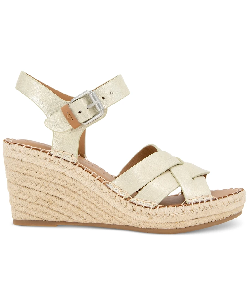 Gentle Souls Women's Caspain Wedge Sandals