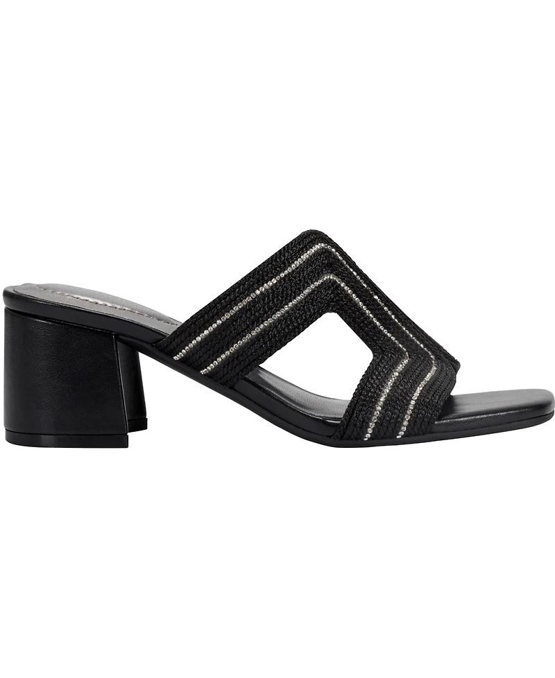 Bandolino Women's Molane Embellished Block Heel Sandals