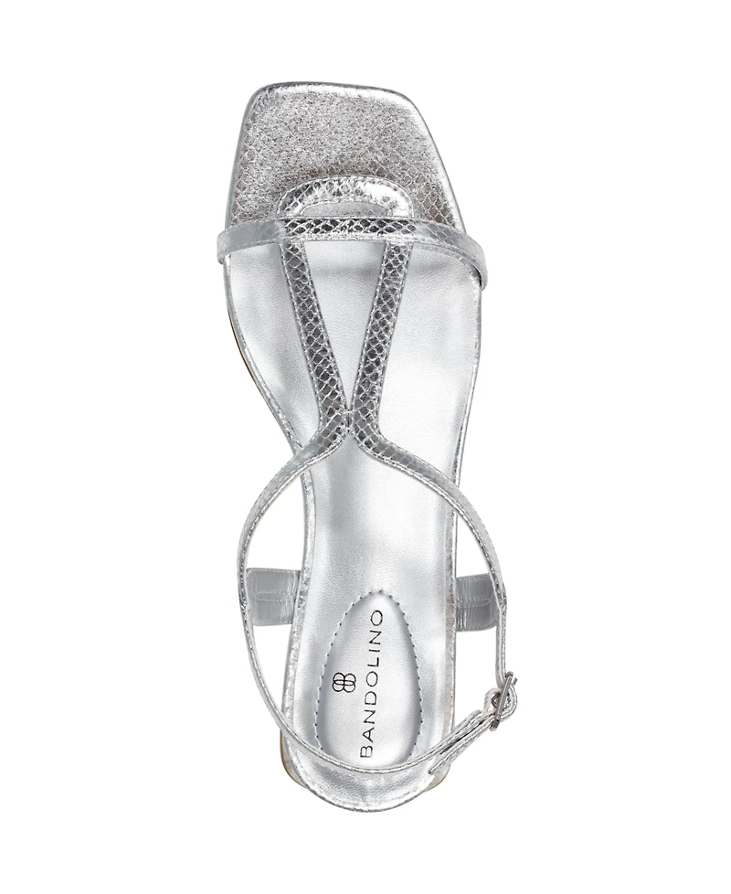 Bandolino Women's Primadon Block Heel Strappy Dress Sandals