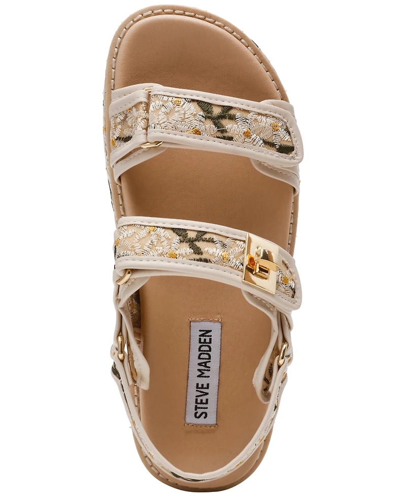 Steve Madden Women's Bigmona Platform Footbed Sandals