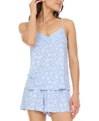 Flora by Nikrooz Women's Amari 3-Pc. Cami, Shorts & Capris Pajama Set