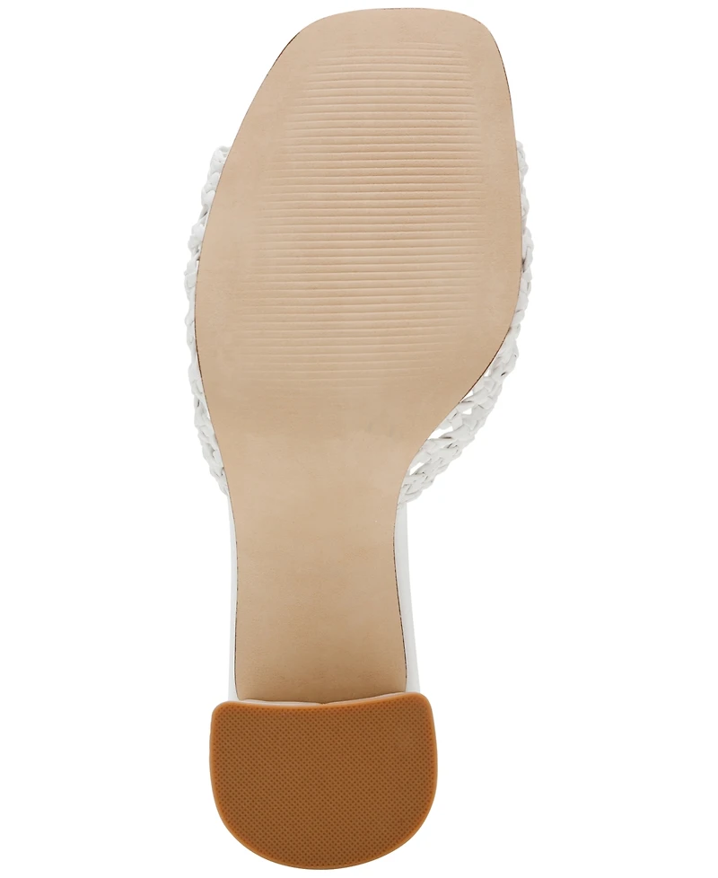 Steve Madden Women's Mania Woven Block-Heel Sandals