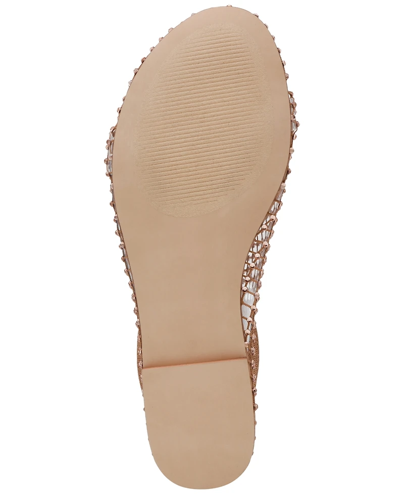 Steve Madden Women's Mino Mesh Rhinestone Flats