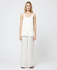 French Connection Women's Ennis Satin Tank Top