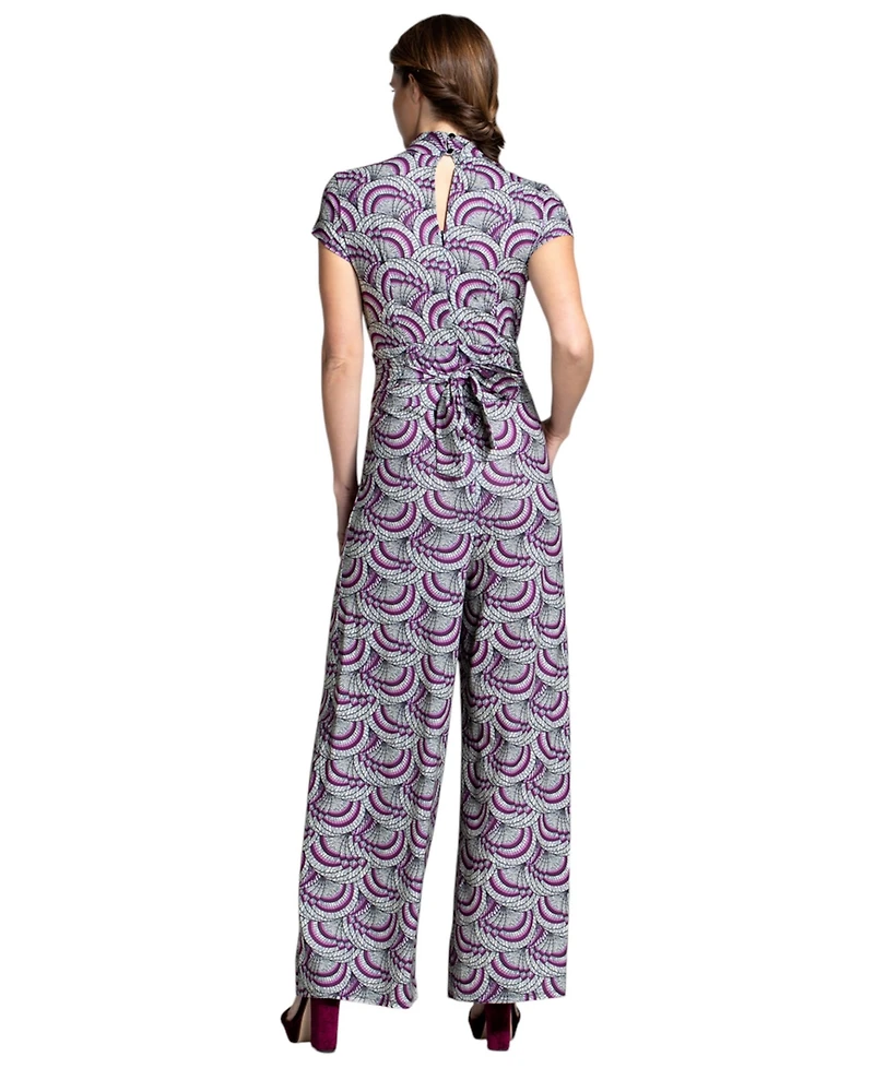 HotSquash London Women's Printed Wideleg Jumpsuit