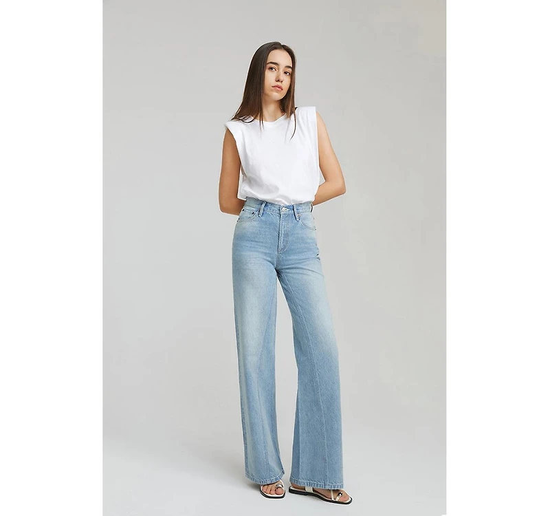 Hey Joanie Women's Angeles High Rise Baggy Jeans
