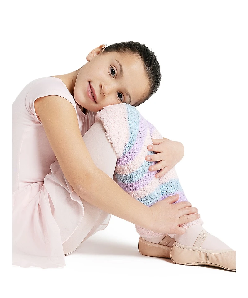 Capezio Girls Harmonie 12" Striped Pamper Legwarmer