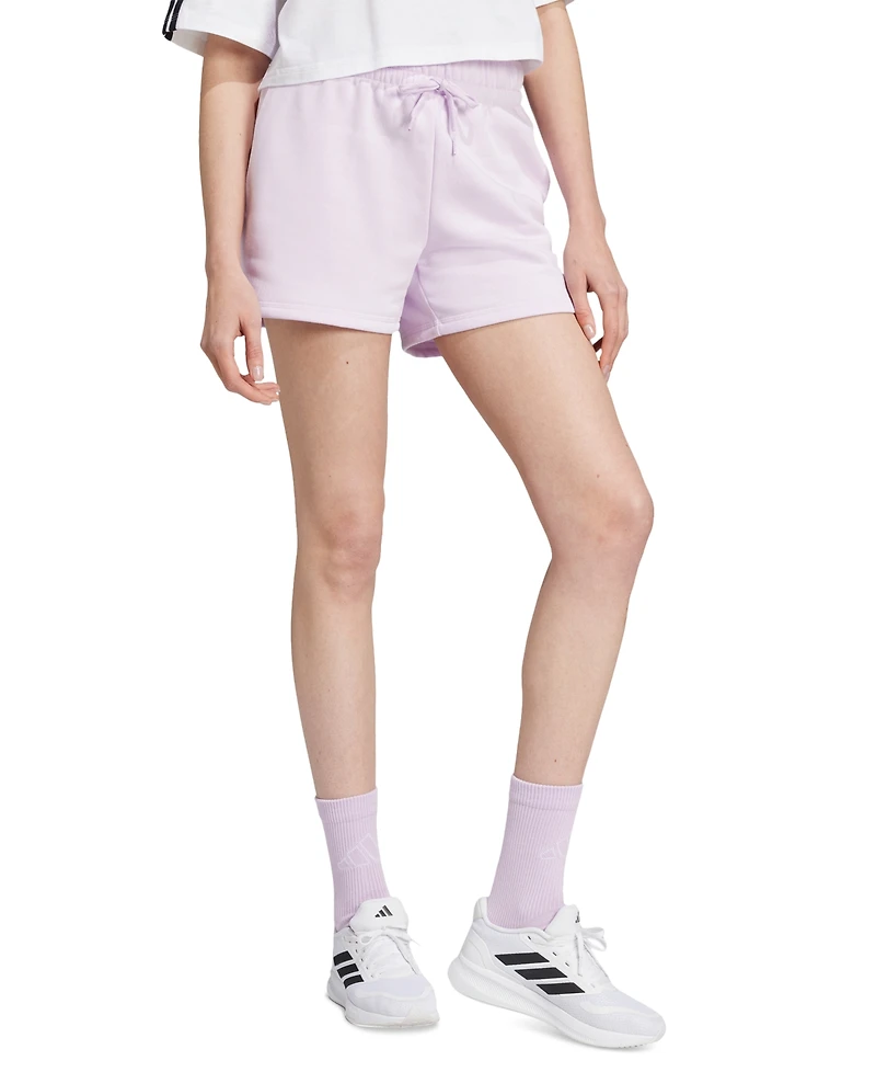 adidas Women's Essentials Small Logo Terry Shorts