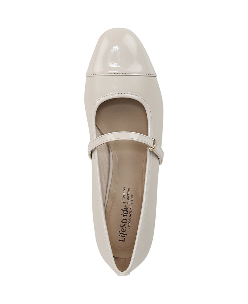 LifeStride Women's Brooke Mary Jane Block Heel Pumps
