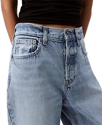Calvin Klein Jeans Women's 90s Loose-Fit Rigid Jeans