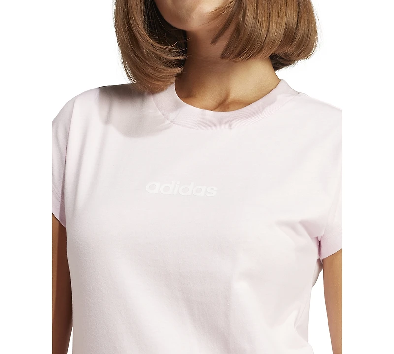 adidas Women's Essentials Linear Cotton T-Shirt