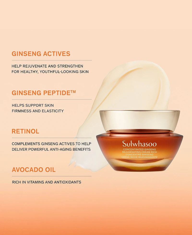 Sulwhasoo Concentrated Ginseng Rejuvenating Cream Rich, 1.7 oz.