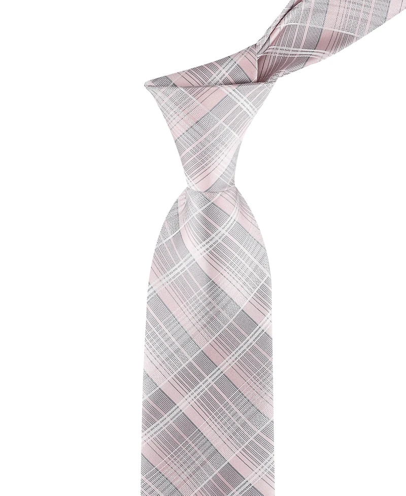 Calvin Klein Men's Ombre Plaid Tie