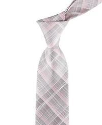 Calvin Klein Men's Ombre Plaid Tie