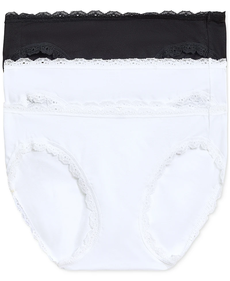 b.tempt'd by Wacoal Women's 3 Pk. Eyelet Lace Bikini Underwear