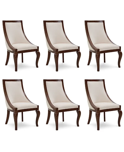 Nelman 6-Pc. Dining Host Chair Set, Created for Macy's